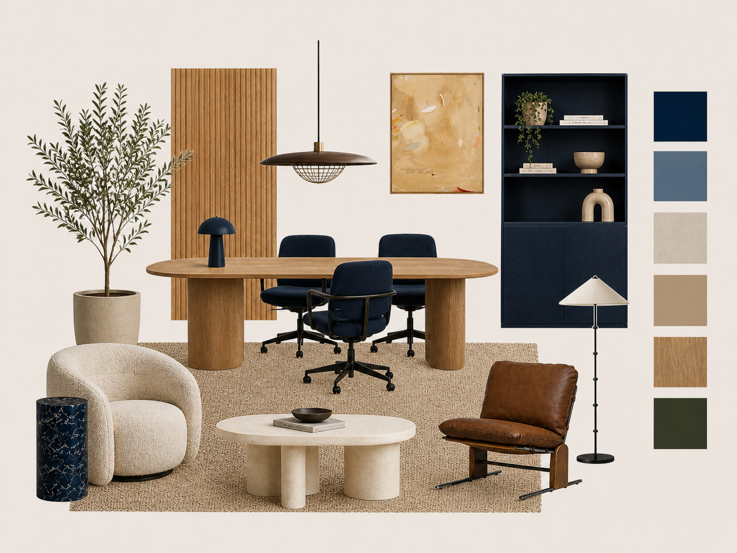 Look and feel of mediterranean/nordic office